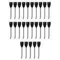 Set of 25 Rubber Mounted Hay Rake Teeth 850612 Fits New Holland 55 56 57 256