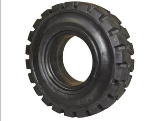 (QTY 2) Forklift Tire Solid Pneumatic 5.00-8 | Black Traction TIRE-510SP