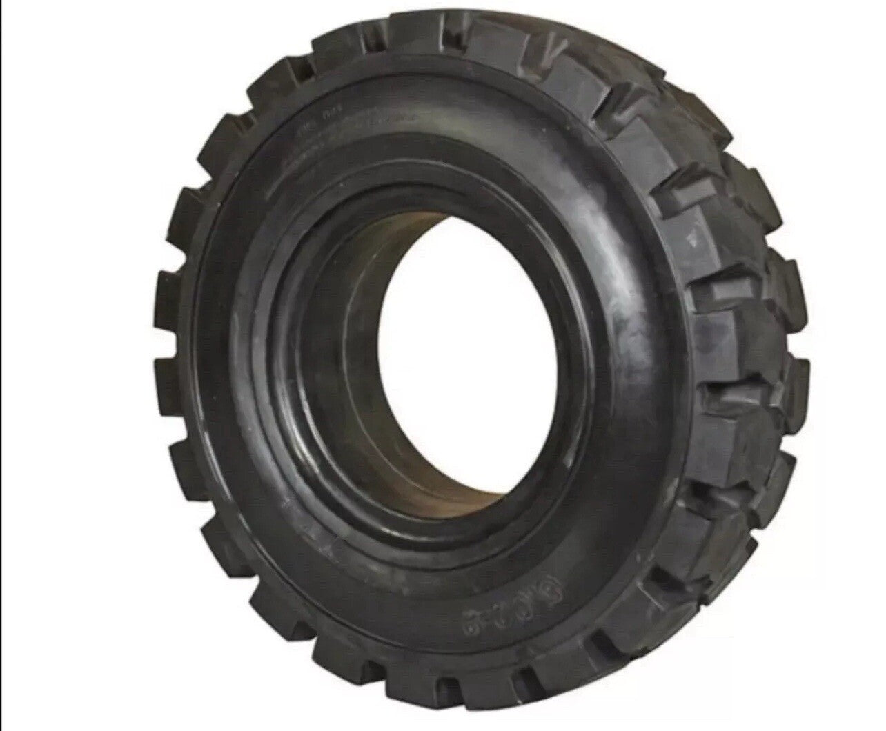 (QTY 2) Forklift Tire Solid Pneumatic 5.00-8 | Black Traction TIRE-510SP