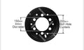 Universal Forklift Steel Rim Split Wheel 700-12 | Tire Size 6 Bolt R700-2