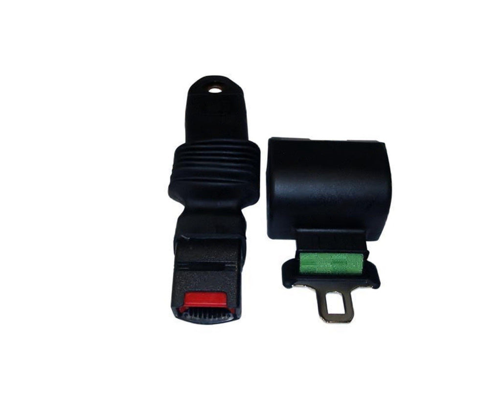 FORKLIFT SEAT BELT BUCKLE RETRACTABLE LIME GREEN SAFETY COLOR 60"