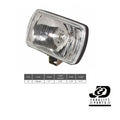 (QTY 2) Universal Forklift Headlamp 12V | Halogen 6.15"