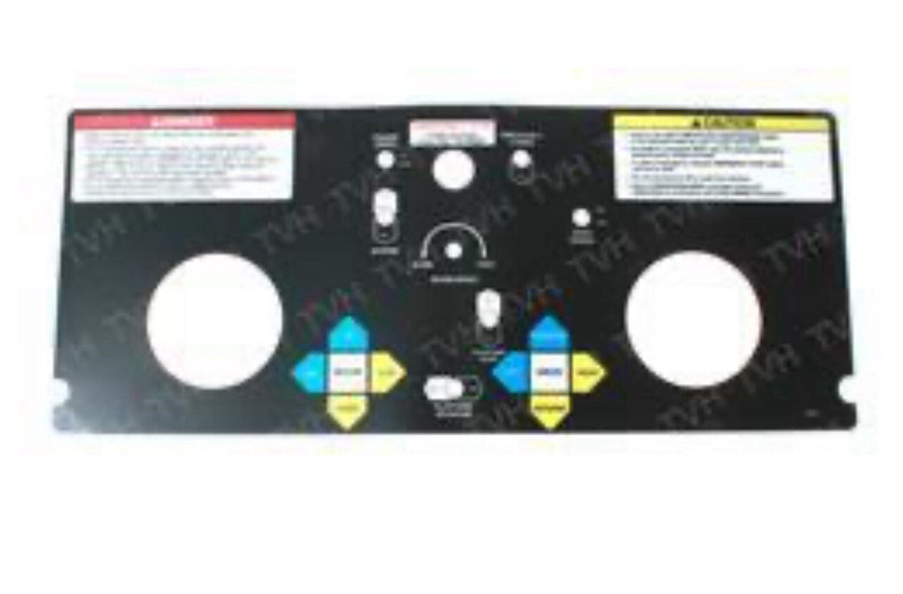 Snorkel 82014, DECAL OVERLAY, AERIAL CONTROL BOX (Top) TB42, TB60