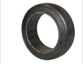 (SET OF 2) FORKLIFT TIRE 14X5X10 SMOOTH PRESS ON | BLACK