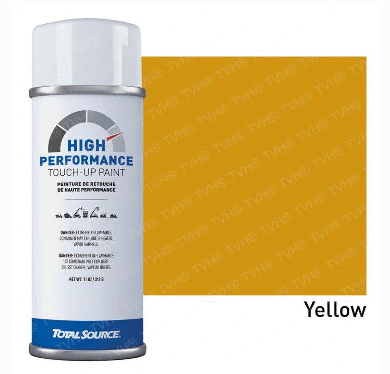 Spray paint Yellow Hi-Gloss 4C-4200 for Caterpillar High Performance Touch Up