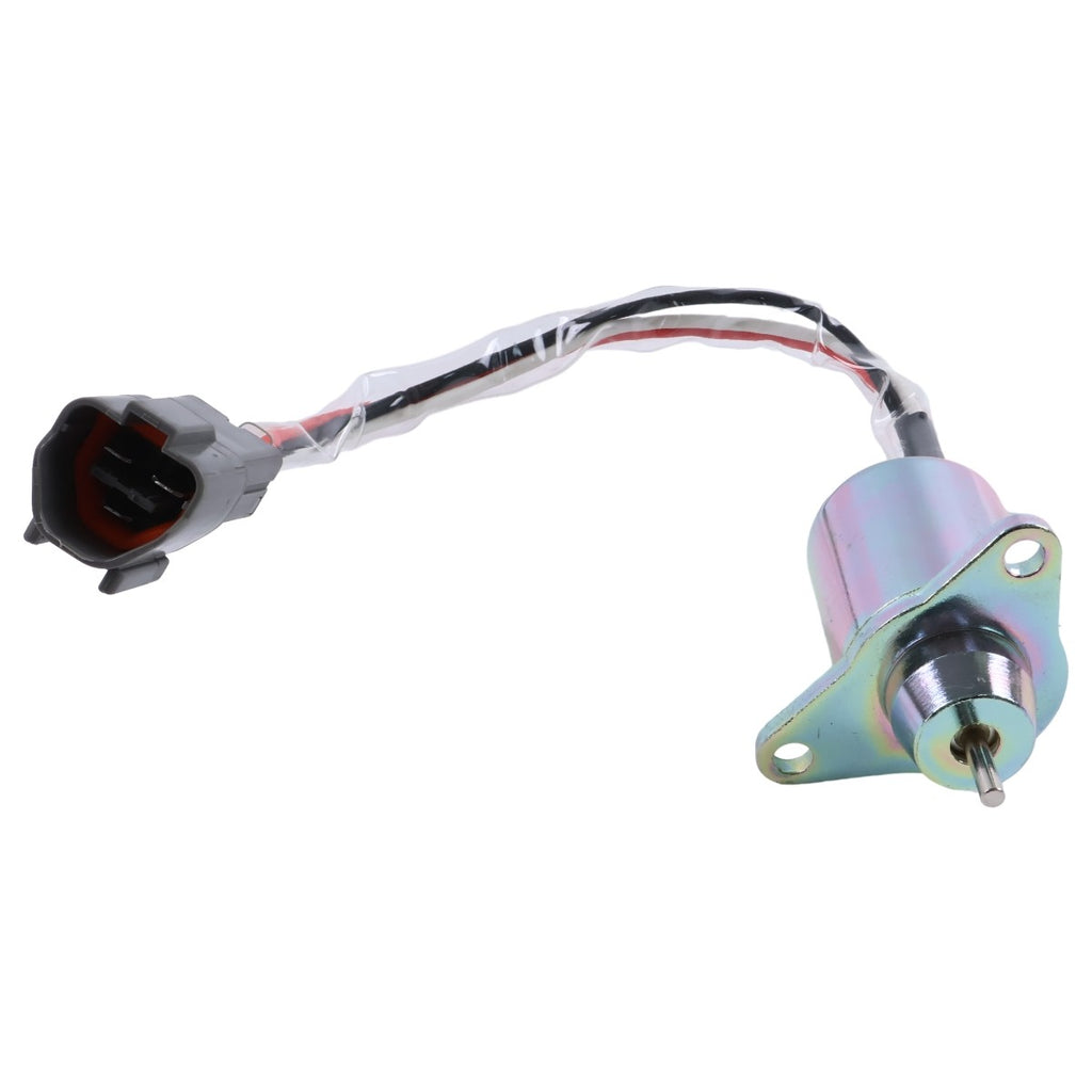 Yanmar 12V Fuel Shut-Off Solenoid 1503ES-12S5SUC12S | Komatsu PC40 PC45