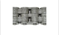 Forklift Mast Leaf Chain- BL846 15Ft (See pictures for description)
