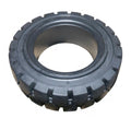 Forklift Tire 8.15-15 Solid Pneumatic Black Traction |