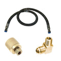 Universal Forklift LPG Hose & Rego Assembly | 48” Fitting & Connector Included