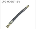 UNIVERSAL 6-LPG-12 FORKLIFT GAS PROPANE HOSE 12" | SPIRAL GUARD 3/8" Flare