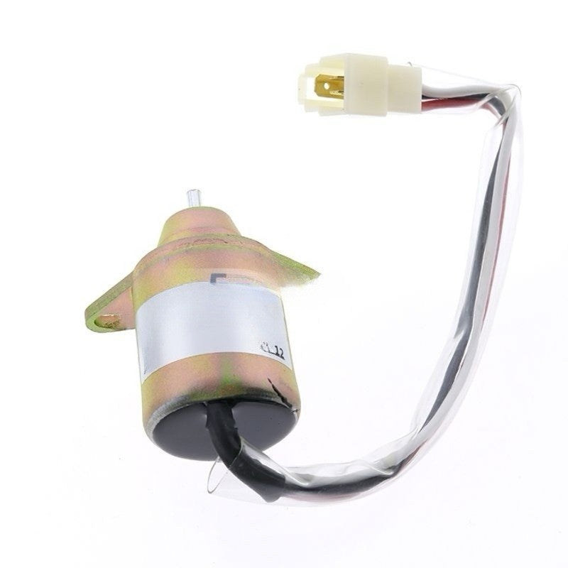 12V Fuel Shut-Off Solenoid M806808 for Yanmar Engine John Deere 2210 2305 4100