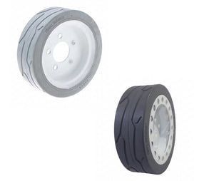 (4 Set) SkyJack Scissor Lift Tires (158436, 158437)  12 x 4 - Plain, Brake