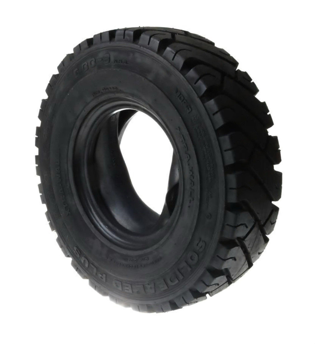 (QTY 2) Toyota 44350-U2001-71,TIRE (600 X 9) (10 Ply) (Air 550) (Tubed) 7FGU25