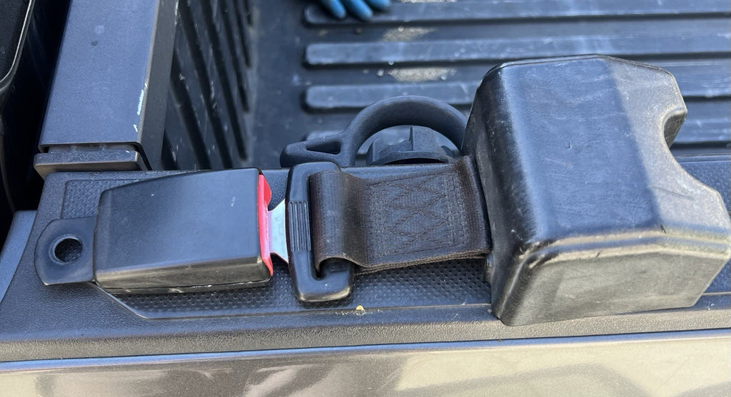 Universal Forklift Black Retractable Seat Belt
