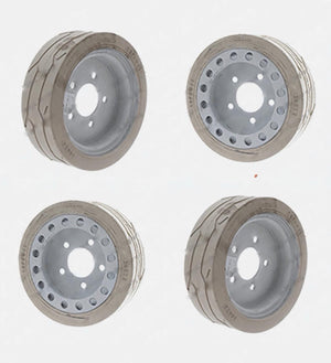4 Skyjack Mould-On Wheels 158438 158439 | 200x8 Non-Marking SJIII 3219