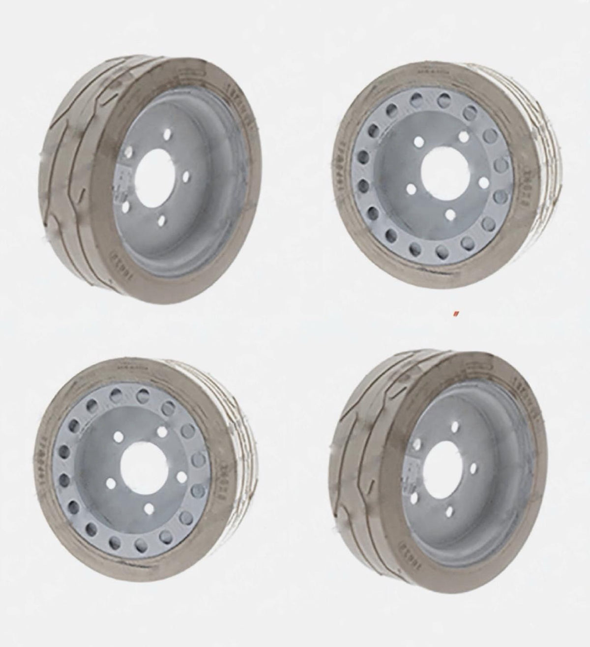 4 Skyjack Mould-On Wheels 158438 158439 | 200x8 Non-Marking SJIII 3219
