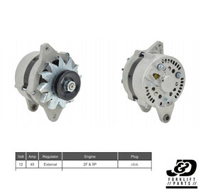 27020-76011-71 Alternator For Toyota Forklift With 2F/ 3P/ & 5P Engine