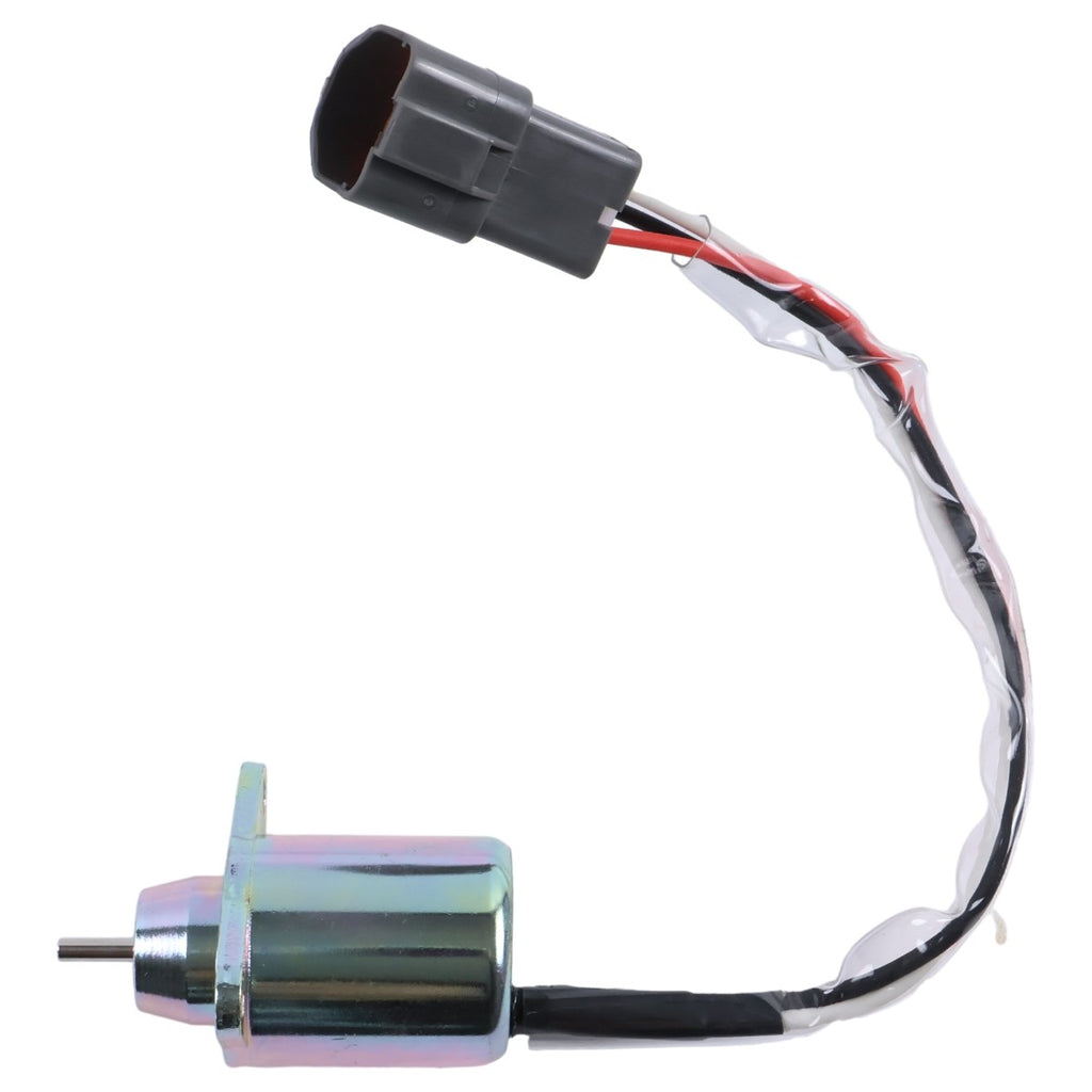 Yanmar 12V Fuel Shut-Off Solenoid 1503ES-12S5SUC12S | Komatsu PC40 PC45