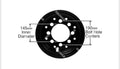 Universal Forklift Steel Rim Split Wheel 700-12 Tire Size | 8 Bolt R700-1