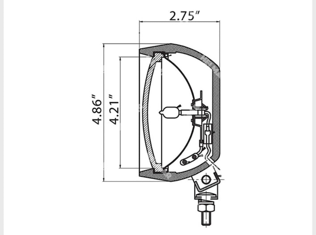 Forklift Headlamp 12V Toyota Hyster Nissan Komatsu all Models 620 (Set of 2)