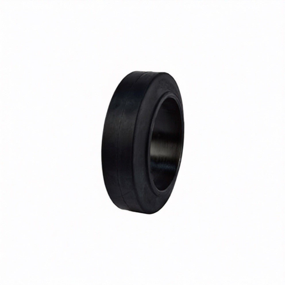 2X Forklift Cushion Tire Press On 16 x 5 x 10.5 Black Smooth High-Quality