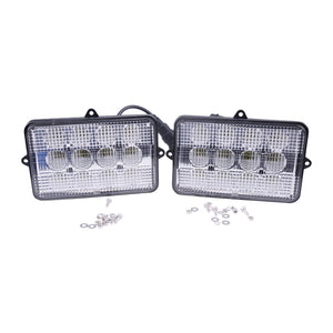 2X LED Cab Lights AH159332 For John Deere Combines 9400 9500 9600 9450 9660