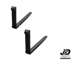 New 2" x 5" x 60" Forklift Forks Class III Pair - 5 Foot - Free Freight Included