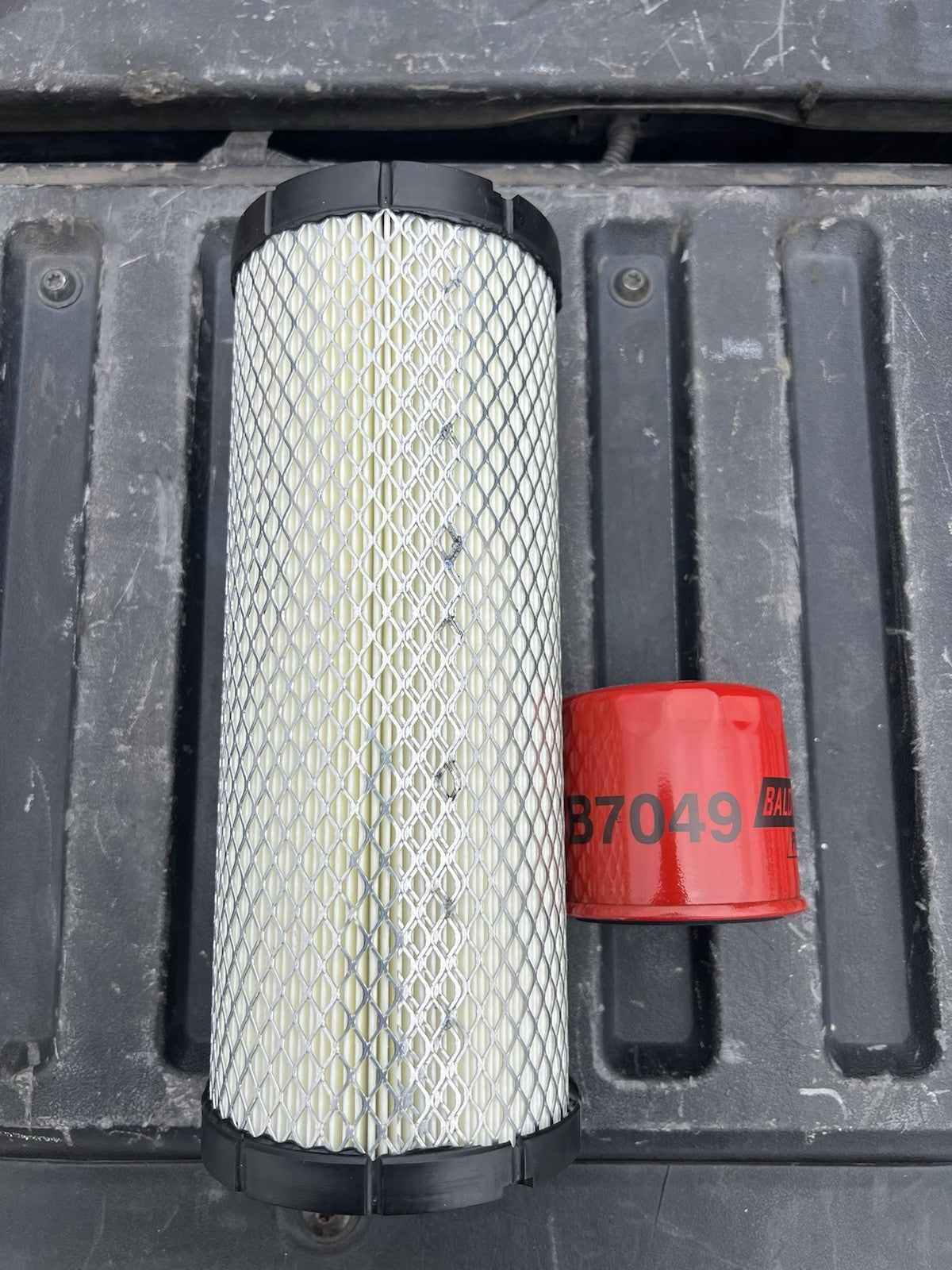 Nissan Forklift Air & Oil Filter Set For K21/K25 Engine Fits Komatsu