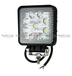 Universal LED Work Lights 10-80V 27W Square | Forklift Lights Set of 2