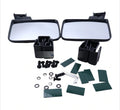 Golf Cart Mirror No Drilling Side Mirrors Universal for Yamaha Club Car EZGO