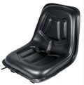 Universal Tractor Seat w/ Slide Tracks Fits Bobcat Kubota Yanmar White