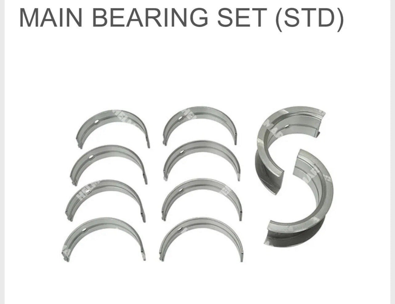 Nissan Forklift H20-11 Engine Main Bearing Set STD 12207-50K00
