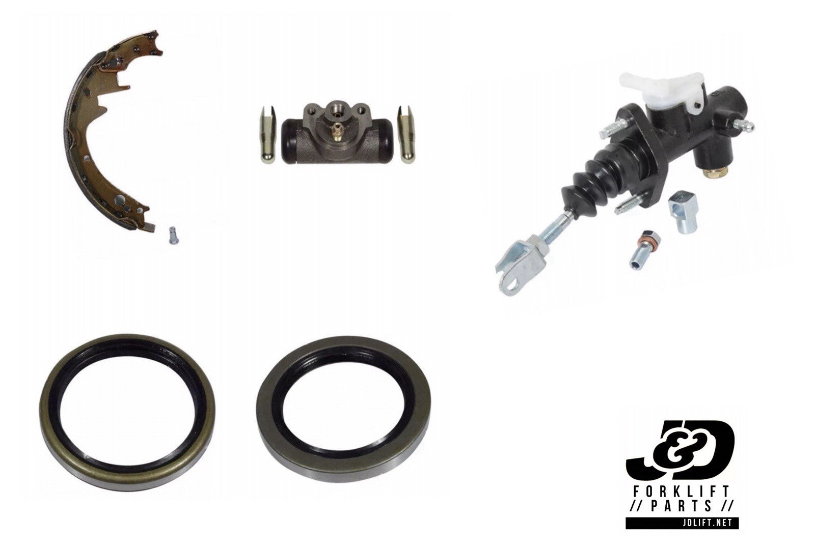 Brake Kit for Toyota Forklift 7FGU15,18 | Shoes Wheel Cylinders Seals & Master