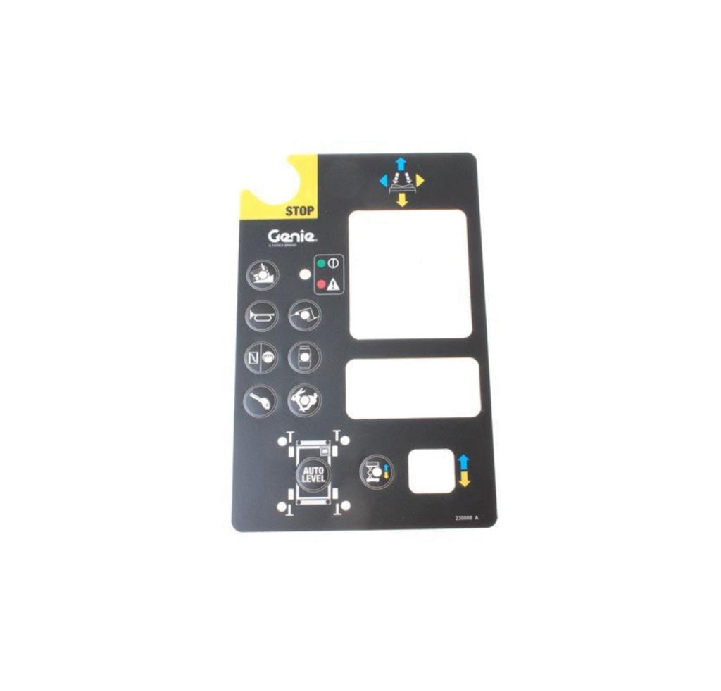 Genie 230808, DECAL-PLATFORM CONTROL PANEL, GS69