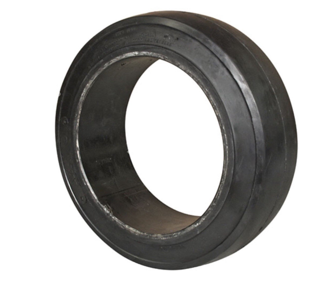 Forklift Cushion Tire Press On 16 x 5 x 10.5 Black Smooth High-Quality TIRE-120C