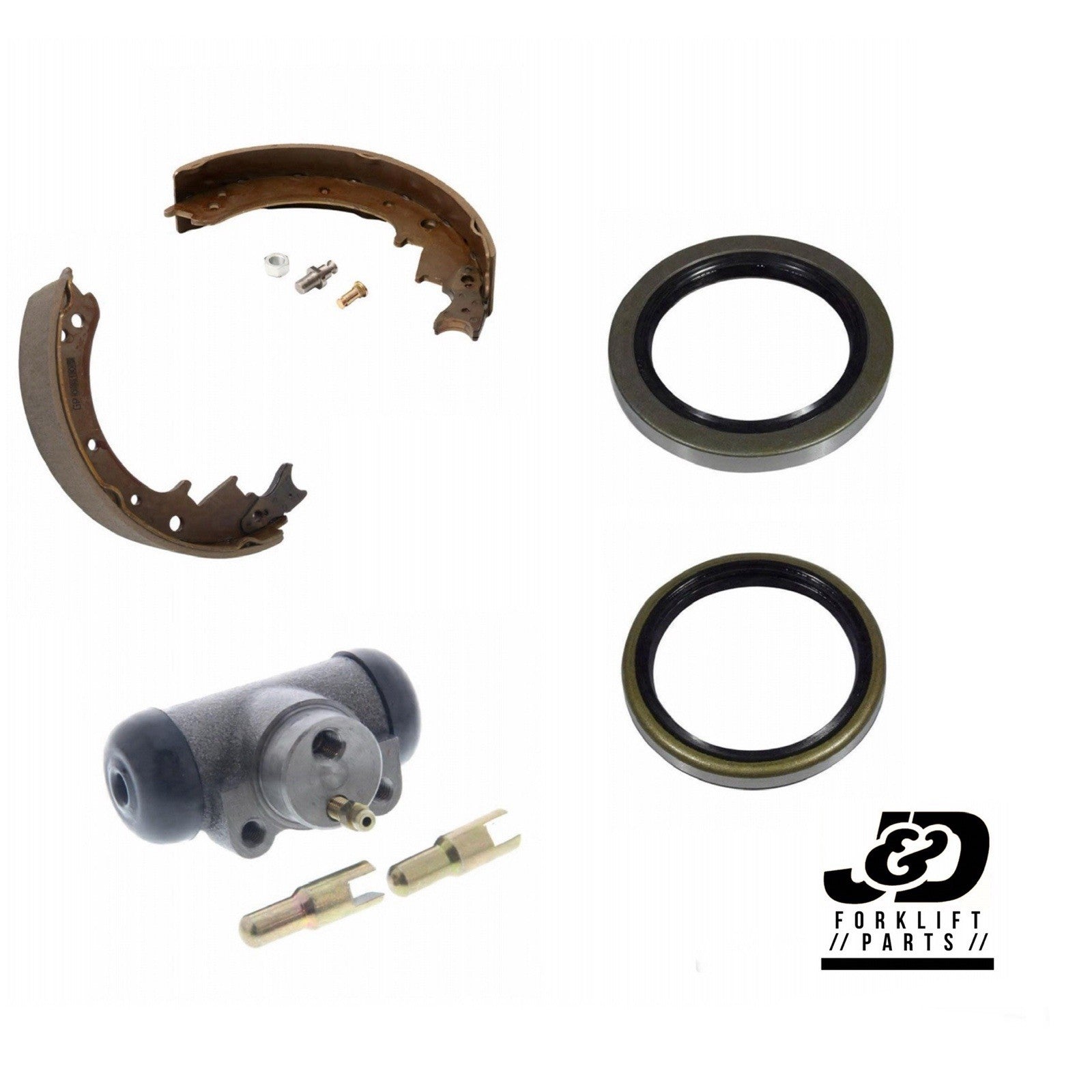 Brake Kit for Toyota Forklift 7FGCU20/C25 | Shoes , Wheel Cylinders & Seals