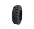 Set of 2 Forklift Tires 14x4.5x8 Black Traction Press-On Industrial Wheels