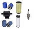 Forklift Filter Kit + Spark Plugs For Toyota 8FGU25 / 8FGCU25 W/ 4Y Engine