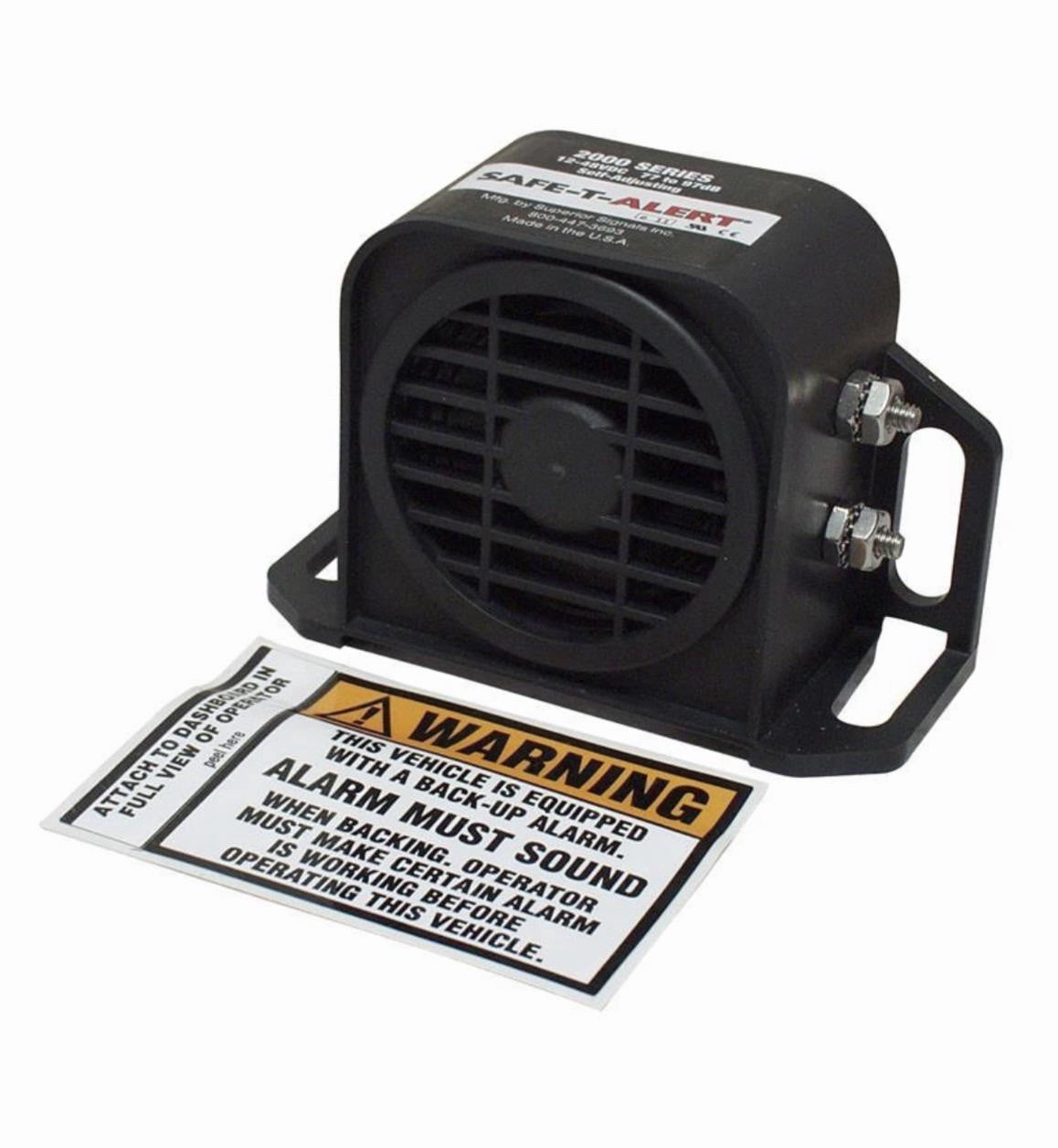 Backup Alarm 77-97 dB 12-48V | 2000 Series Self-Adjusting Forklift Alarm