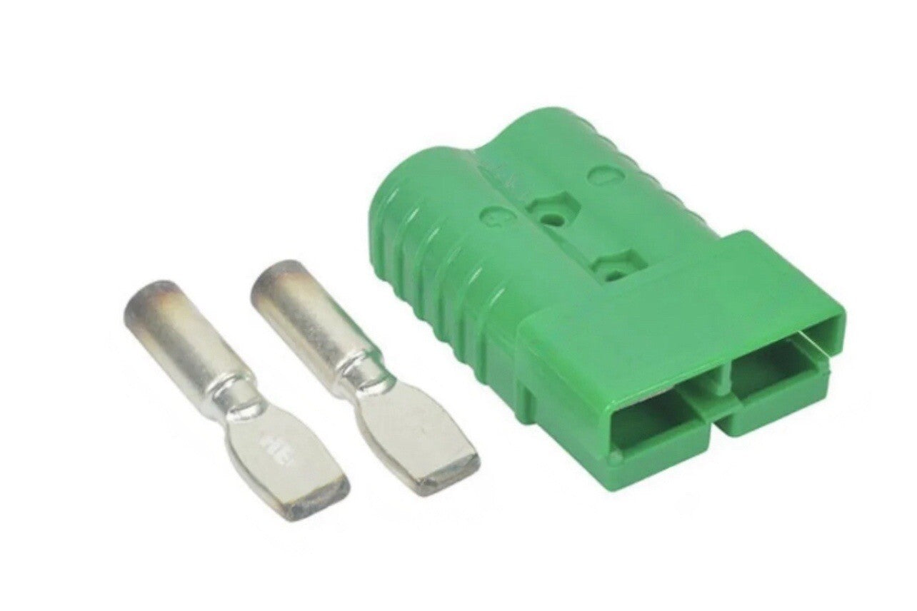 AM6324G1 Forklift Battery Connector SB350 2/0 Green + 2 Tips - Set of 2