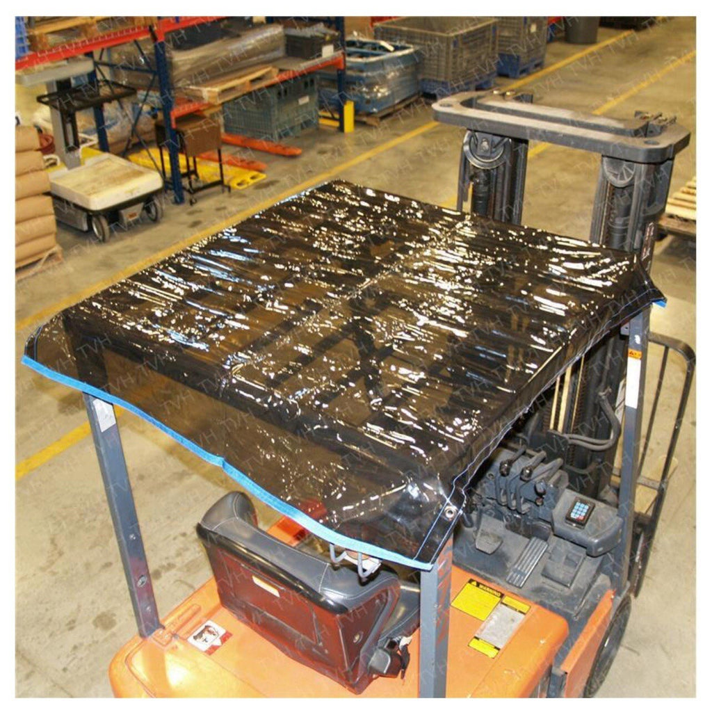 New Forklift Tinted Windshield & Canopy 48”x42” Universal Rain Weather Cover