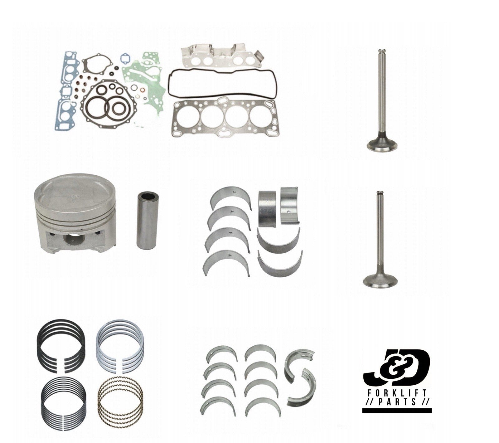 NEW Mitsubishi Forklift 4G63 Engine Overhaul Repair Kit |