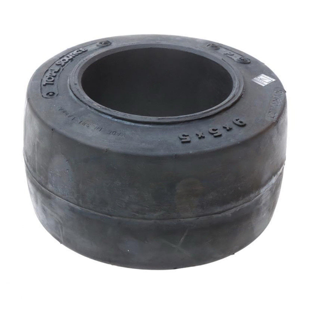 9 X 5 X 5  Forklift Tire Black Rubber - Smooth - !! FREE Shipping !!