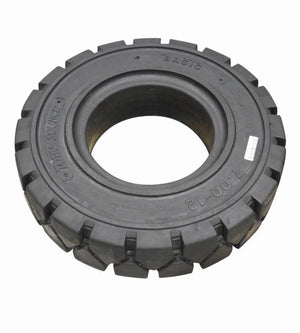 2PK Solid Flat Proof Forklift Tires 7.00-12 7.00x12 700x12