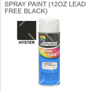 Spray Paint Lead Free Black For Hyster Forklift Performance Technology - 2 pack
