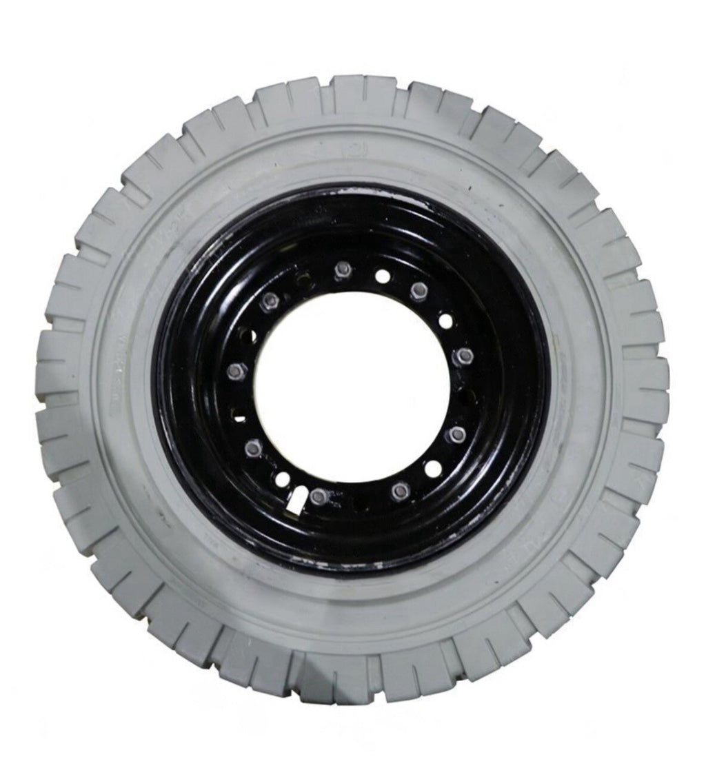 JLG 1001110772, TIRE+WHEEL(NM) (25X7X12) (Solid) (9 Hole) E300AJP, E450AJ, M45AJ