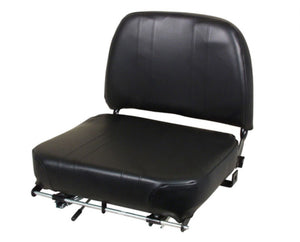 Universal Forklift Seat Vinyl Black | Fits All Models | 100