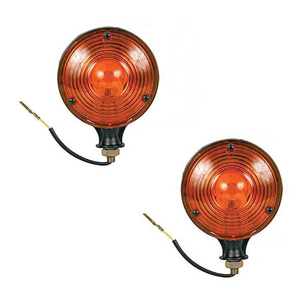 Tractor Caution Lights 2 pk Fits Case IH Fits John Deere Fits Ford