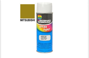 (QTY 2) Mitsubishi Caterpillar Forklift Spray Paint 12oz Lime Green