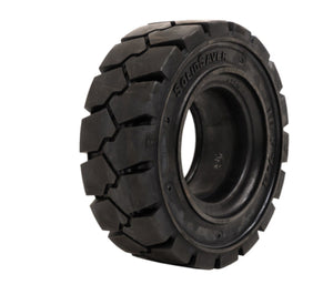 (QTY 2) 6.50-10 Forklift Solid Tire 6.50x10 650x10 65010 Lift Truck